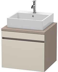 Duravit DuraStyle vanity unit DS531009143 60 x 54.8 cm, taupe / basalt matt, for console, 2000 pull-out