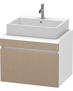 Duravit DuraStyle vasque DS531107518 70 x 54,8 cm, lin / blanc mat, pour console, coulissant 2000