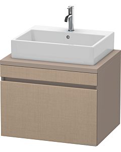 Duravit DuraStyle vasque DS531107543 70 x 54,8 cm, lin / basalte mat, pour console, coulissant 2000