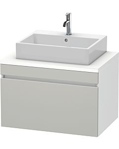 Duravit DuraStyle vanity unit DS531200718 80 x 54.8 cm, concrete gray / matt white, for console, 2000 pull-out