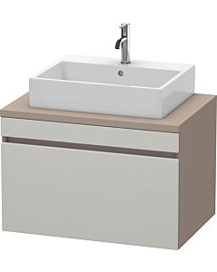 Duravit DuraStyle vanity unit DS531200743 80 x 54.8 cm, concrete gray / basalt matt, for console, 2000 pull-out