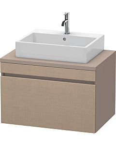 Duravit DuraStyle vanity unit DS531207543 80 x 54.8 cm, linen / matt basalt, for console, 2000 pull-out
