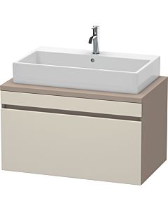 Duravit DuraStyle Waschtisch-Unterschrank DS531309143 90 x 54,8 cm, taupe/basalt matt, für Konsole, 1 Auszug