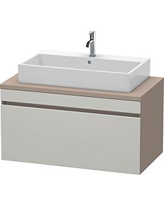 Duravit DuraStyle vanity unit DS531400743 100 x 54.8 cm, concrete gray / basalt matt, for console, 2000 pull-out