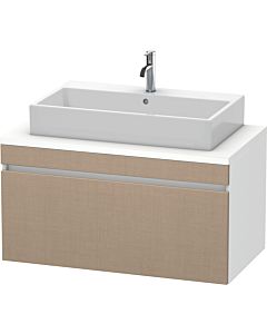 Duravit DuraStyle vasque DS531407518 100 x 54,8 cm, lin / blanc mat, pour console, coulissant 2000