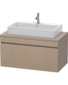 Duravit DuraStyle vanity unit DS531407543 100 x 54.8 cm, linen / basalt matt, for console, 2000 pull-out