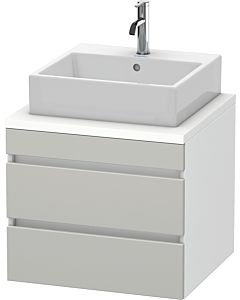 Duravit DuraStyle vanity unit DS531500718 60 x 54.8 cm, concrete gray / matt white, for console, 2 drawers