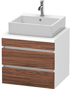Duravit DuraStyle vasque DS531502118 60 x 54,8 cm, blanc foncé / match2 mat, pour console, 2 tiroirs
