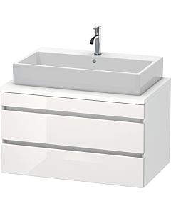 Duravit DuraStyle vanity unit DS531802218 90 x 54.8 cm, white high gloss / white matt, for console, 2 drawers