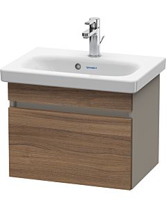 Duravit DuraStyle vasque match0 DS630307943 50 x 36,8 cm, noyer naturel / basalte mat, coulissant 2000