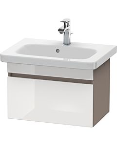 Duravit DuraStyle vasque DS637902243 58 x 36,8 cm, blanc brillant / basalte mat, 2000 coulissant