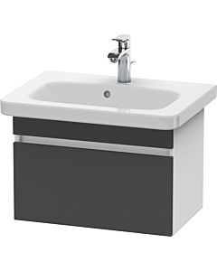 Duravit DuraStyle vasque match0 DS637904918 58 x 36,8 cm, graphite mat / blanc mat, coulissant 2000