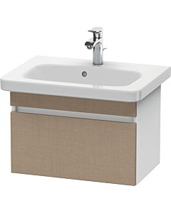 Duravit DuraStyle Waschtisch-Unterschrank DS637907518 58 x 36,8 cm, leinen/weiß matt, 1 Auszug