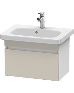 Duravit DuraStyle Waschtisch-Unterschrank DS637909118 58 x 36,8 cm, taupe/weiß matt, 1 Auszug