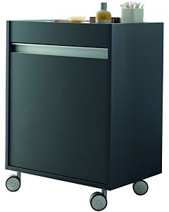 Duravit Ketho Rollcontainer KT2530R4949 50x36x67cm, Tür rechts, graphit matt