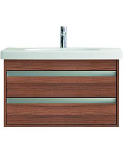 Duravit Ketho vanity unit KT664707979 80 x 45.5 cm, natural walnut, 2 drawers, wall-hung