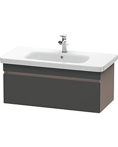 Duravit DuraStyle vanity unit DS638204943 93 x 44.8 cm, matt graphite / matt basalt, 2000 pull-out, wall-hung
