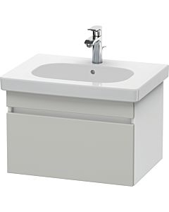 Duravit DuraStyle vanity unit DS638300718 60 x 45.3 cm, concrete gray / matt white, 2000 pull-out, wall-hung