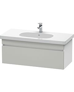 Duravit DuraStyle vanity unit DS638500718 100 x 45.3 cm, concrete gray / matt white, 2000 pull-out, wall-hung