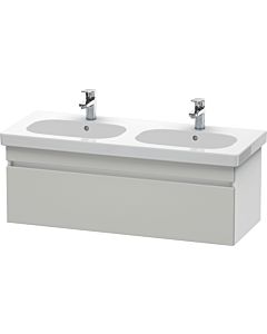 Duravit DuraStyle vanity unit DS638600718 115 x 45.3 cm, concrete gray / matt white, 2000 pull-out, wall-hung