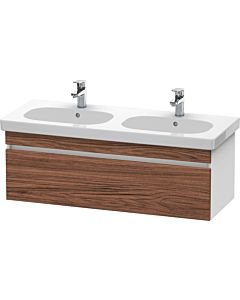 Duravit DuraStyle vanity unit DS638602118 115 x 45.3 cm, dark walnut / matt white, 2000 pull-out, wall-hung