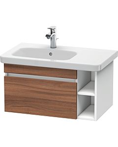 Duravit DuraStyle Waschtisch-Unterschrank DS639407918 73 x 44,8 cm, Becken links, nussbaum natur/weiß matt, 1 Auszug