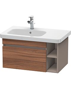Duravit DuraStyle Waschtisch-Unterschrank DS639407943 73 x 44,8 cm, Becken links, nussbaum natur/basalt matt, 1 Auszug