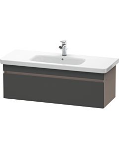 Duravit DuraStyle vanity unit DS639504943 113 x 44.8 cm, matt graphite / matt basalt, 2000 pull-out, wall-hung