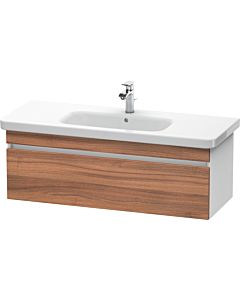 Duravit DuraStyle vanity unit DS639507918 113 x 44.8 cm, natural walnut / matt white, 2000 pull-out, wall-hung