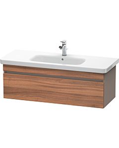 Duravit DuraStyle vanity unit DS639507943 113 x 44.8 cm, natural walnut / matt basalt, 2000 pull-out, wall-hung