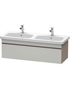 Duravit DuraStyle vanity unit DS639800743 123x44.8x39.8cm, 2000 pull-out, basin left / right, concrete gray / basalt matt