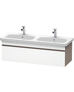 Duravit DuraStyle vanity unit DS639801843 123x44.8x39.8cm, 2000 pull-out, basin left / right, matt white / matt basalt