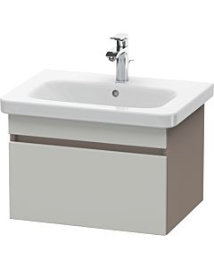 Duravit DuraStyle vanity unit DS638000743 58 x 44.8 cm, concrete gray / basalt matt, 2000 pull-out, wall-hung