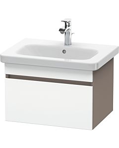 Duravit DuraStyle Waschtisch-Unterschrank DS638001843 58 x 44,8 cm, weiß matt/basalt matt, 1 Auszug, wandhängend