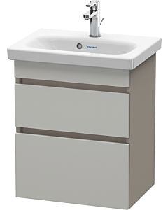Duravit DuraStyle vanity unit DS640300743 50 x 36.8 cm, concrete gray / basalt matt, 2 drawers, wall-hung