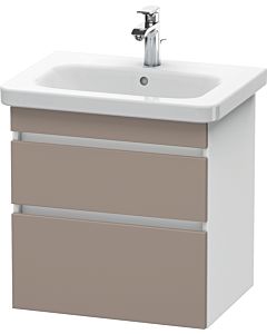 Duravit DuraStyle vasque DS648004318 58 x 44,8 cm, basalte mat / blanc mat, 2 tiroirs, suspendu