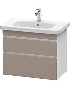 Duravit DuraStyle vasque DS648104318 73 x 44,8 cm, basalte mat / blanc mat, 2 tiroirs, suspendu