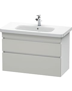 Duravit DuraStyle vasque DS648200718 93 x 44,8 cm, gris béton / blanc mat, 2 tiroirs, suspendu