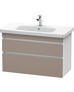Duravit DuraStyle vasque DS648204318 93 x 44,8 cm, basalte mat / blanc mat, 2 tiroirs, suspendu