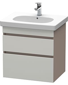 Duravit DuraStyle Waschtisch-Unterschrank DS648300743 60 x 45,3 cm, betongrau/basalt matt, 2 Schubkästen, wandhängend