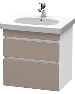 Duravit DuraStyle vasque DS648304318 60 x 45,3 cm, basalte mat / blanc mat, 2 tiroirs, suspendu