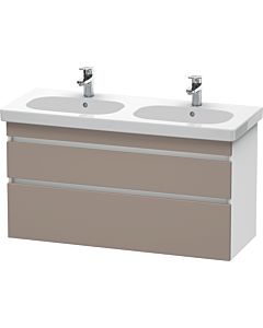 Duravit DuraStyle vasque DS648604318 115 x 45,3 cm, basalte mat / blanc mat, 2 tiroirs, suspendu