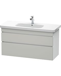 Duravit DuraStyle vasque DS649500718 113 x 44,8 cm, gris béton / blanc mat, 2 tiroirs, suspendu