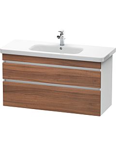 Duravit DuraStyle vanity unit DS649507918 113 x 44.8 cm, natural walnut / matt white, 2 drawers, wall-hung