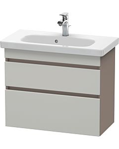 Duravit DuraStyle Waschtisch-Unterschrank DS649900743 73 x 36,8 cm, betongrau/basalt matt, 2 Schubkästen, wandhängend
