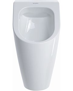 Duravit ME by Starck Urinal 2809302000  weiss, rimless, Zulauf hinten, mit HygieneGlaze