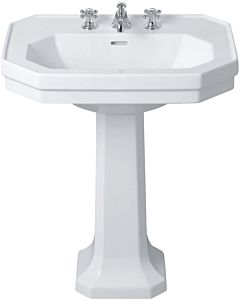 Duravit série 1930 lavabo 04387000001 avec trop-plein, trou pour robinetterie 2000 , blanc Wondergliss