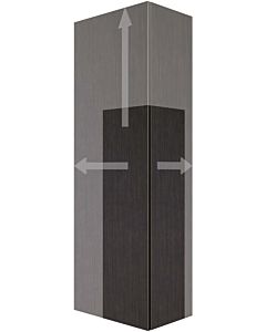 Duravit L-Cube LC1171L1616 50x24,3x176cm, porte à gauche, chêne noir