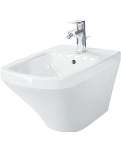 Duravit DuraStyle Wand Bidet 22871500001 mit Überlauf, 1 Hahnloch, weiss, wondergliss
