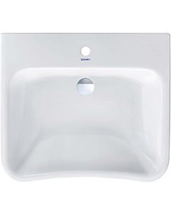 Duravit DuraStyle Vital Med Waschtisch 2330650000 65 x 57 cm, weiss, ohne Überlauf, 1 Hahnloch